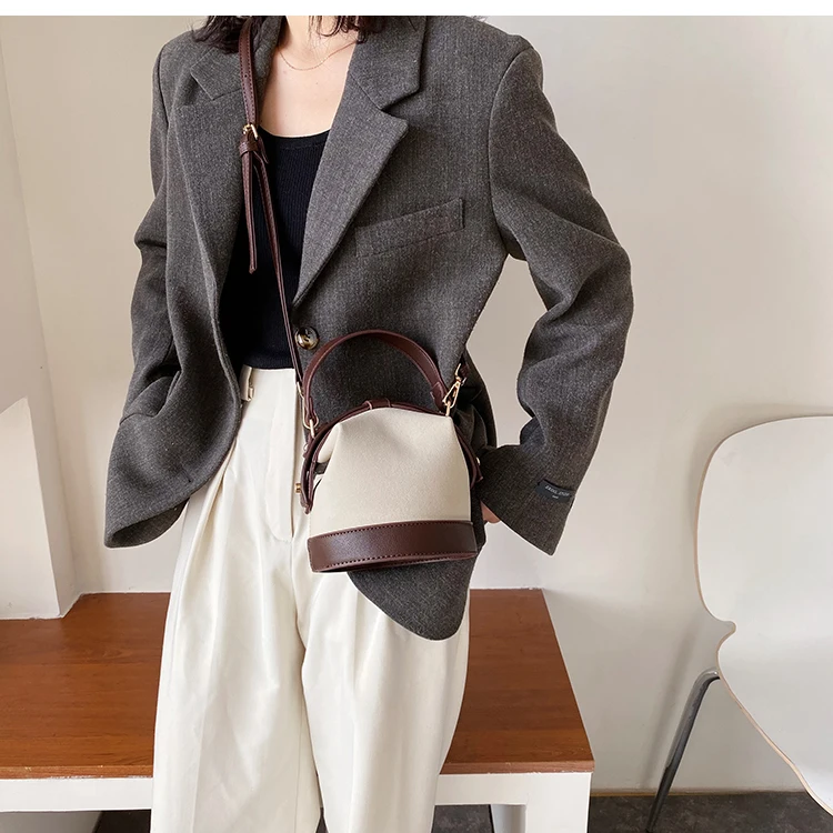 Винтажная модная женская сумка-мешок новая качественная женская дизайнерская сумка из матовой кожи дорожная сумка через плечо