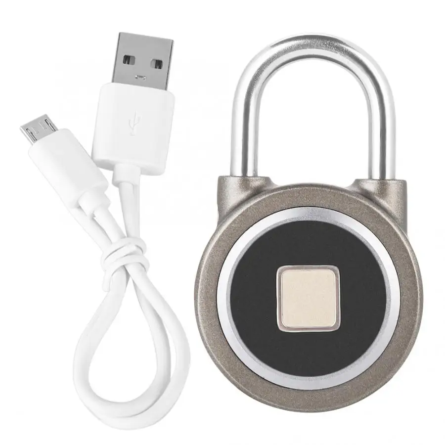 3,7 в, USB, отпечаток пальца, умный, без ключа, водонепроницаемый, Bluetooth, замок, Контроль приложения, безопасность, защита от кражи, замок, умные дверные замки
