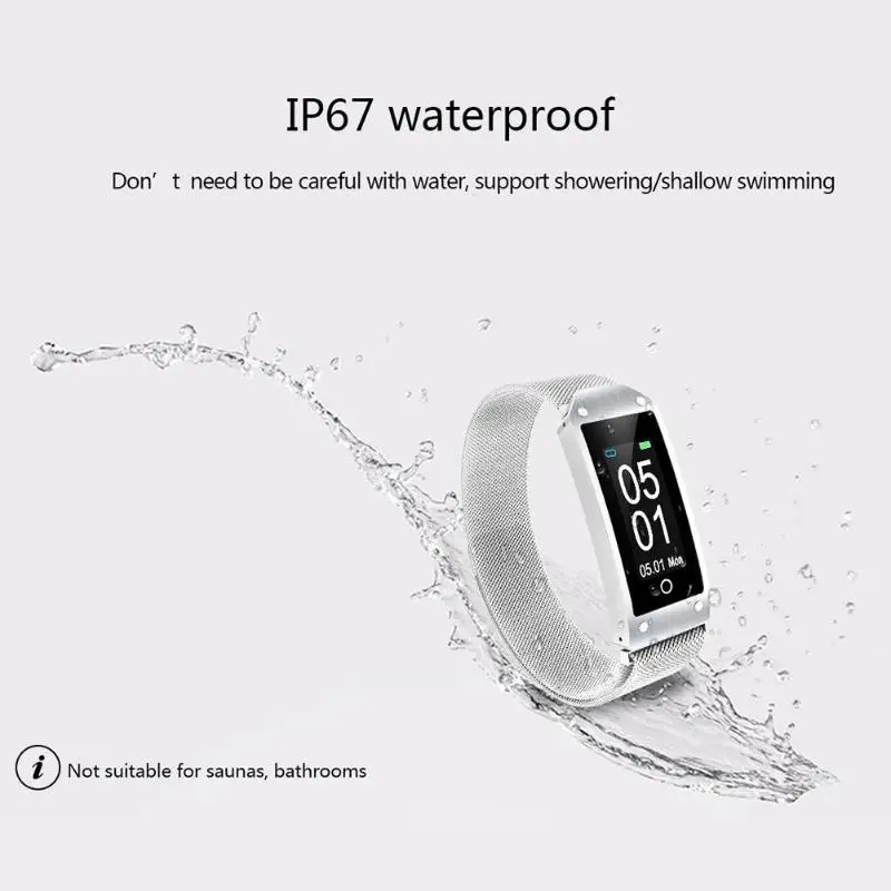 Y2 смарт-браслет сердечного ритма кровяное давление IP67 фитнес-трекер спортивный браслет