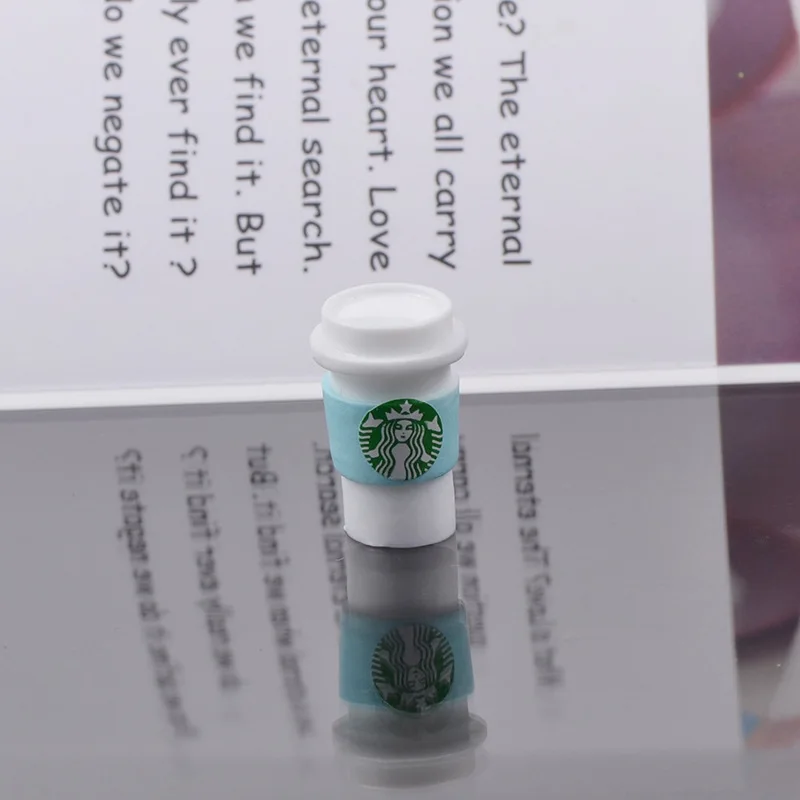 1 шт. слайм амулеты 3D кофейная чашка клейкие аксессуары бусины делая поставки с сумкой для рукоделия скрапбуки - Цвет: 1PCS