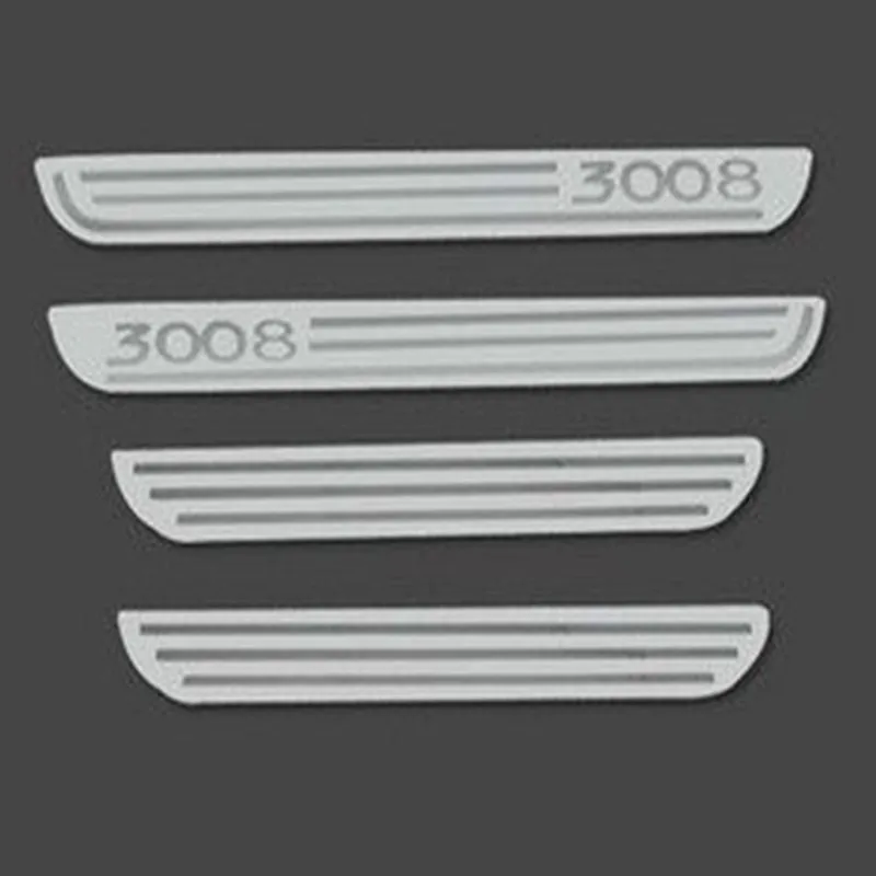 Бесплатная доставка 4 шт./лот Накладка на порог из нержавеющей стали для 2017 2018 2019