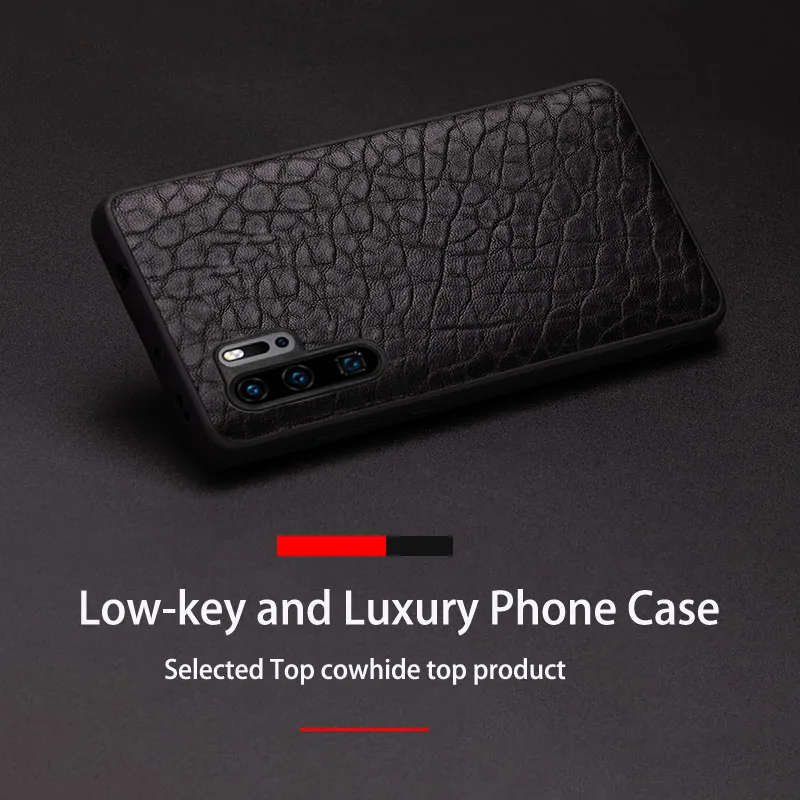 Воловья кожа телефон чехол для huawei Pro P10 P20 P30 lite mate 9 10 20 Pro роскошный слон текстура для Honor 8X9 10 lite чехол