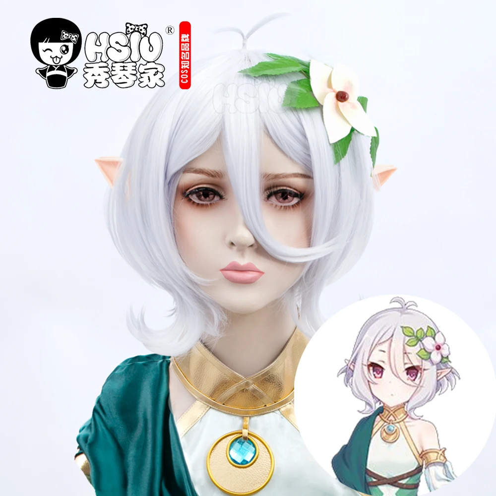 

HSIU Brand Princess Connect Re Dive Costumes Cosplay wig Natsume Kokkoro Cosplay Fiber synthetic Hair