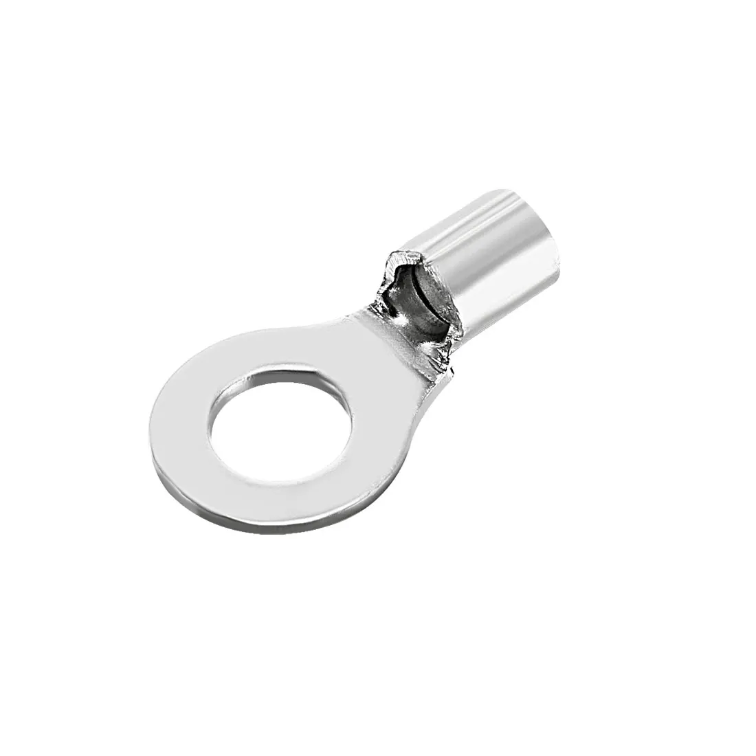 

uxcell 200Pcs RNB5.5-6 Non-Insulated U-Type Copper Crimp Terminals 4-6mm2 Wire Connector Silver Tone