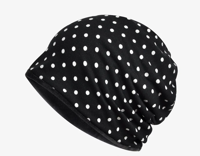 CAMOLAND Dot дизайн осенне-зимняя шапка унисекс Skullies Beanies Женские повседневные шапочки шапки мягкая теплая спортивная велосипедная шапка