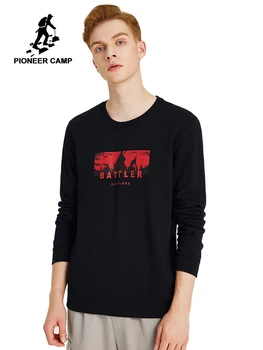 

Pioneer Camp Men Hoodies Black Fashion Graphic Casual Crew Neck Casual Streetwear Red Homme Sweatshirt Pullover AWY906306