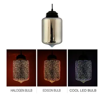 

Modern 3D Colorful Nordic Starry Sky Hanging Glass Shade Pendant Lamp Lights E27 LED For Kitchen Restaurant Living Room