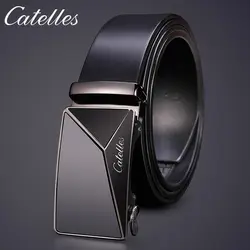 Catelles Blets для мужчин Автоматическая пряжка из натуральной кожи ремень дизайнерские ремни мужские Blet для джинсов