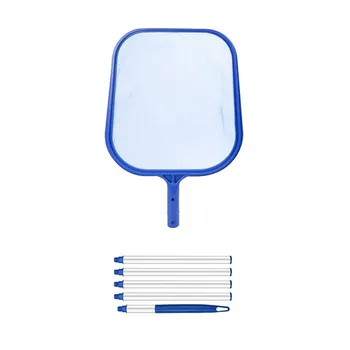 

Pool Landing Net Pool Cleaning with Aluminium Telescopic Pole Leaf Skimmer Net NEW Household products 20190815