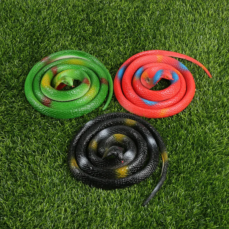 Model Crawling Animal Snake Scary Trick Toys Halloween APRIL FOOL'S DAY Whole Person Soft Silcone TPR Toys