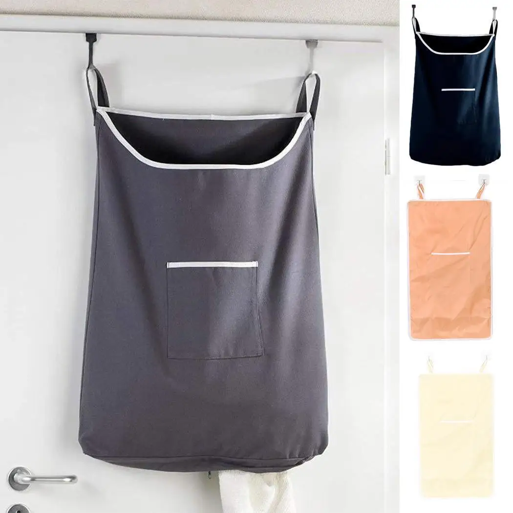 

Multifunction Door Rear Hang Pouch Large Capacity Storage Hanging Bag Rectangle Oxford Cloth Clothes Finishing Organizer
