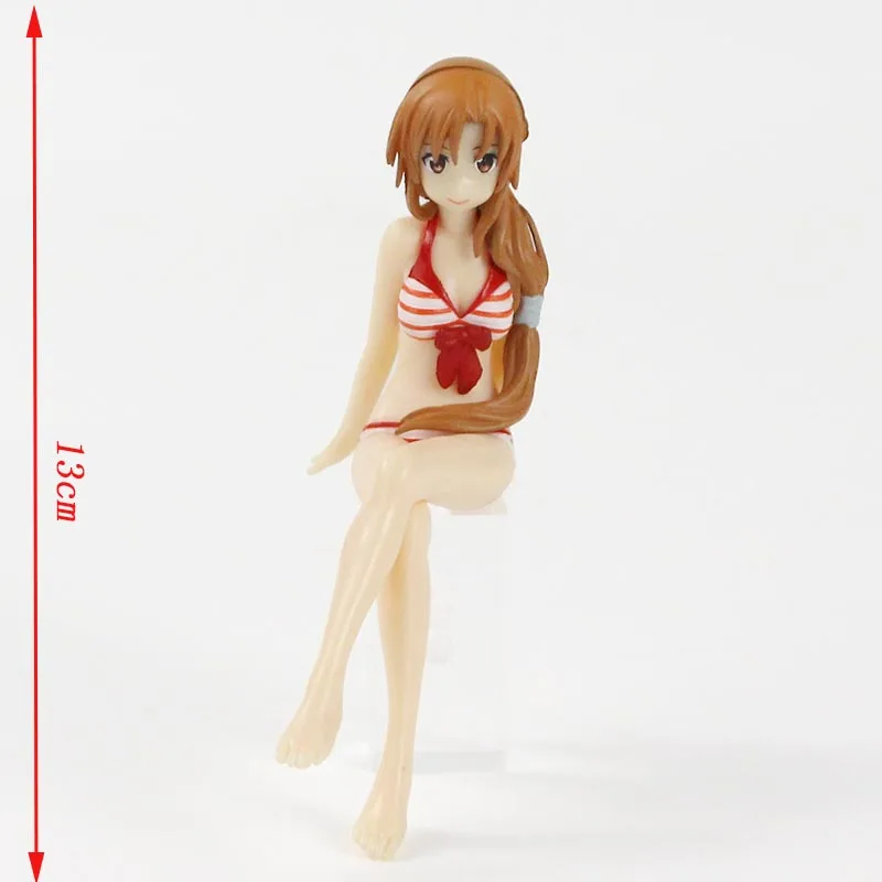 8 стилей Аниме Sword Art Online SAO YUI Kizuna AI AsunaYuuki Kirigaya Suguha лапша фиксатор фигурка игрушки сексуальная девушка фигурка - Цвет: 13cm opp bag