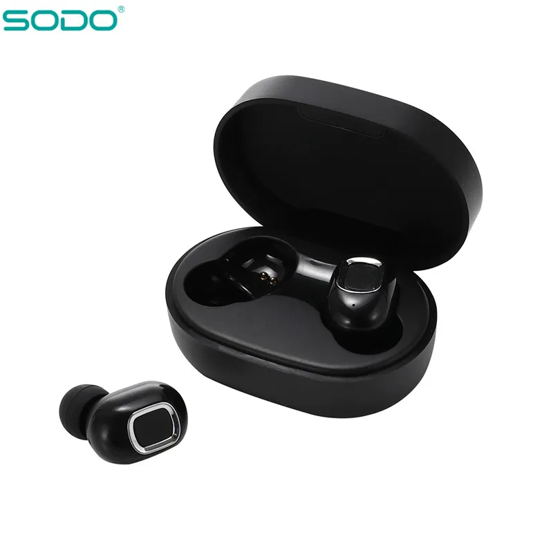 TWS-наушники SODO T205 Bluetooth V5.0 с зарядным устройством | Электроника