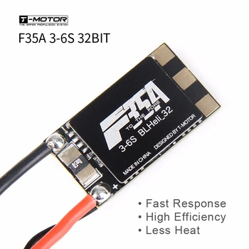 

High Quality T-Motor ESC FPV 35A-32bit 3-6S BLHeli_S Dshot Multishot For FPV Racing Multicopter Brushless ESC Racing Drone