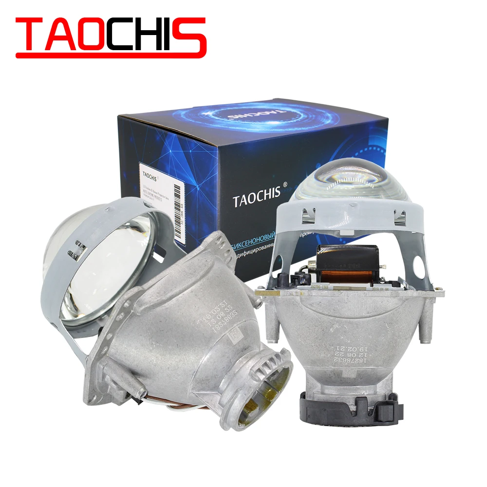 Baratos TAOCHIS 2 uds faro de coche de 3,0 pulgadas bi xenon Hella 3R G5 5 lente de proyector de diseño de coche Luz de cabeza de retroadaptación modificar D2s