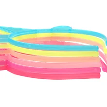 Стиль детский ночной Светильник Единорог резинки для волос девочки светящийся ободок вечерние праздничные аксессуары для волос