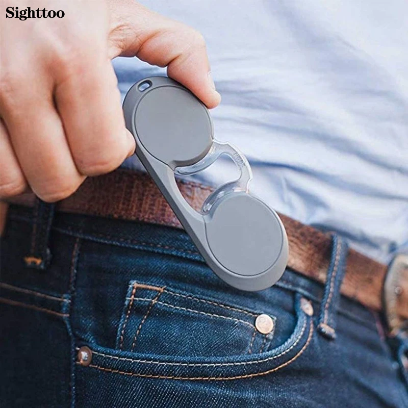 Силиконовые очки для чтения с клипсой носа Sighttoo мини-очки из пенопласта мужские