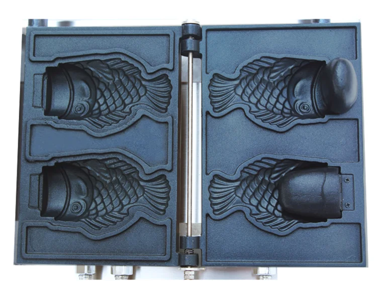 Commercial Electric Digital Ice cream taiyaki waffle cone maker machine 150*90*30mm fish taiyaki machine