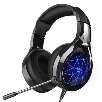 

MC N1 Gaming Headsets Big Headphones With Light Mic Stereo Earphones Deep Bass For PC Computer Gamer Laptop PS4 New Headphones