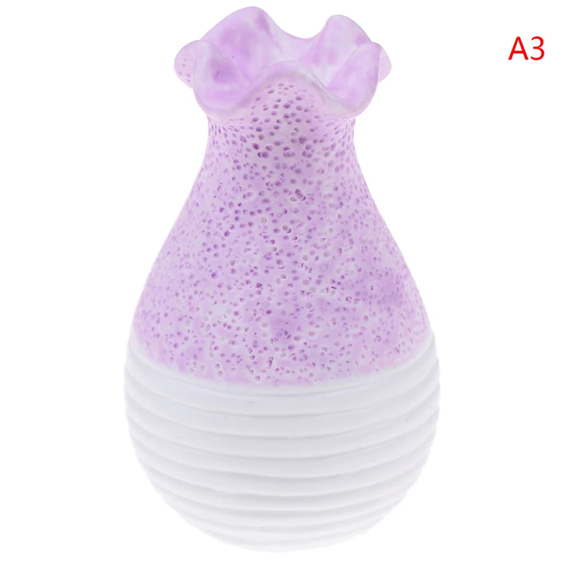 1:12 Doll House Flowerpot Vase Ceramics Teapot Basin DIY Furniture Toys Dollhouse Miniature Accessories - Цвет: As pictures