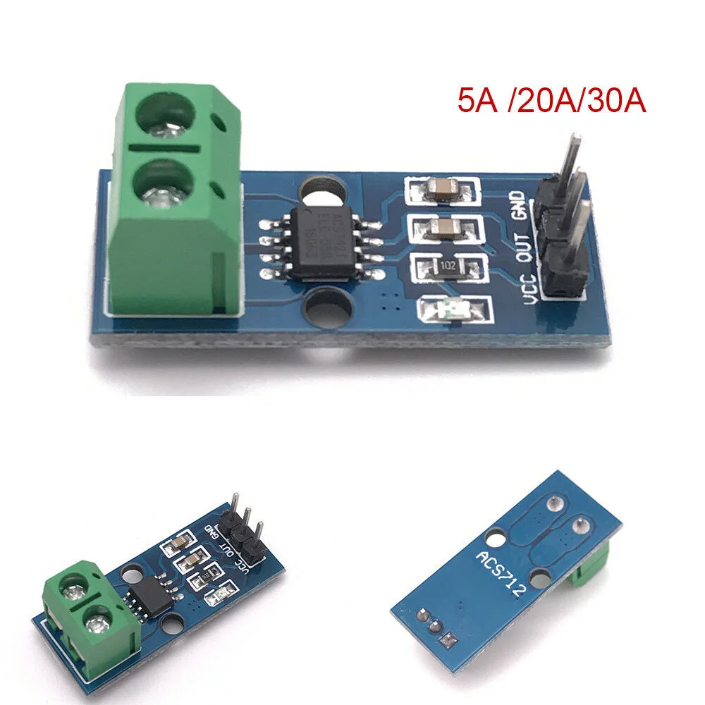 5A/20A/30A ACS712 Диапазон тока сенсор модуль для Arduino Raspberry Pi UNO Pin 5 в питание ferramenta