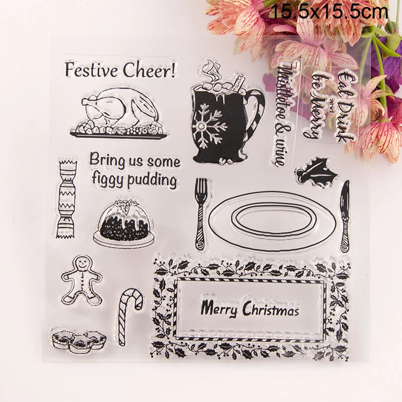 Candy Figgy Pudding Clear Stamps 03