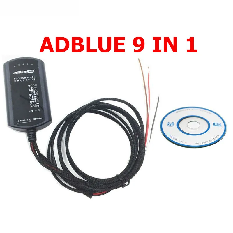 Adblue 8 в 1 обновление до Adblue 9 в 1 Универсальное не нужно какое-либо программное обеспечение AdBlue коробка эмуляции для мультибрендовых грузовиков Adblue 9 в 1 - Цвет: ADBLUE 9 IN 1 1PCS