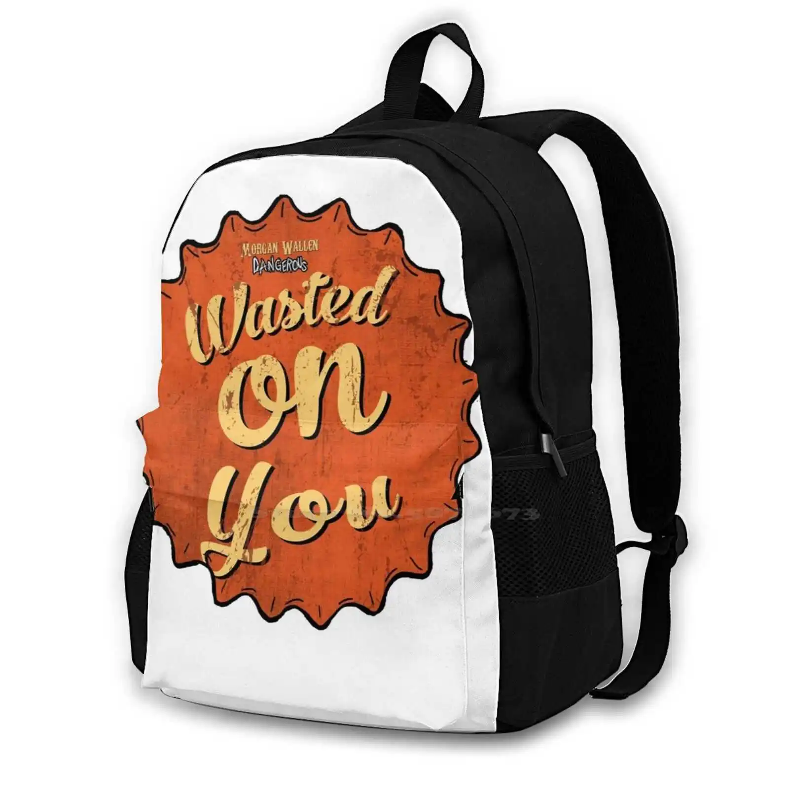 

Wasted On You-Morgan Wallen 3d Print Design Backpack Casual Bag Morgan Wallen Country Wallen Country Music Morgan Music Luke