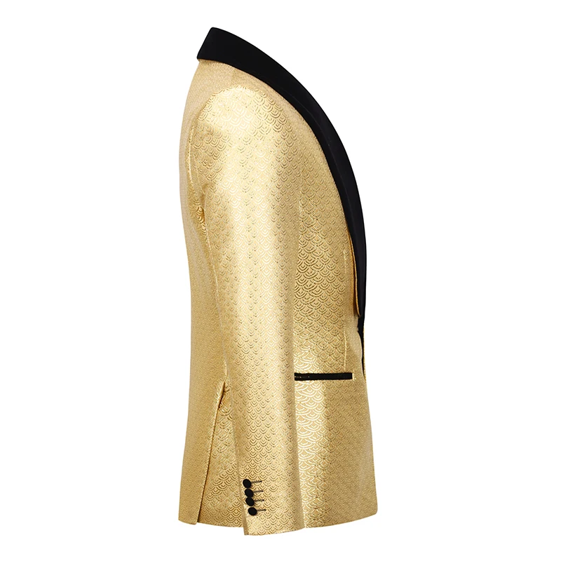 YUNCLOS Золотое вельветовое платье с принтом вечерние смокинги мужские свадебные