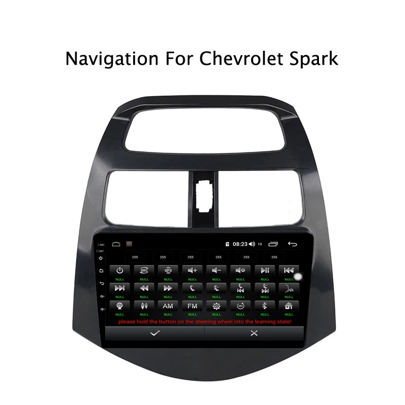 Ectwodvd 9 дюймов Andriod 8,1 автомобильный DVD gps для Chevrolet Spark 4G ram 64G rom CarPlay DSP 4G LTE с wifi