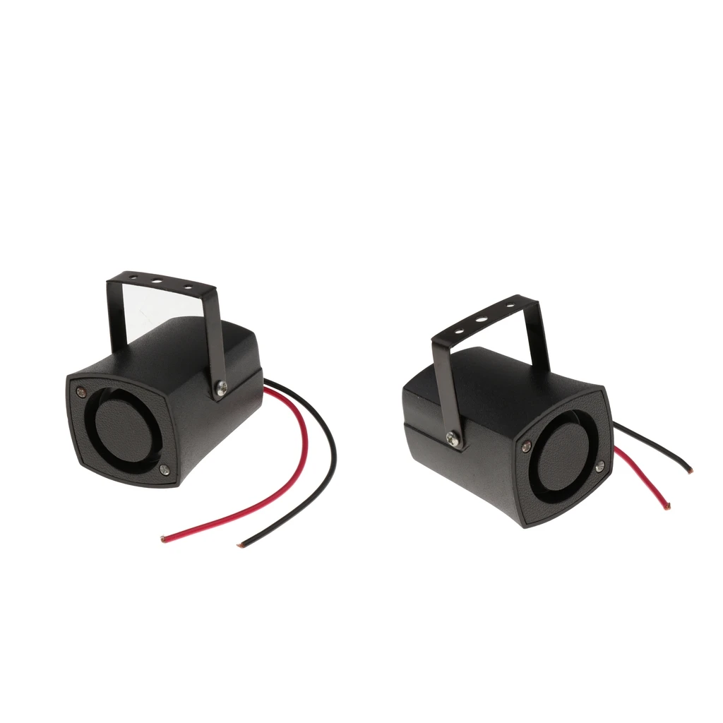 

2x 105DB Universal Car Horn, Waterproof Backup Reverse Beeper Warning Buzzer Alarm for Vehicle Truck Heavy Equipment