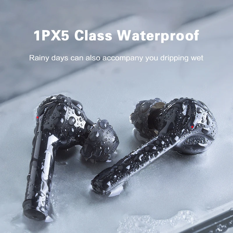 TWS 5,0, Bluetooth наушники, отпечаток пальца, сенсорные беспроводные наушники, 3D стерео беспроводные наушники с двойным микрофоном, зарядная коробка