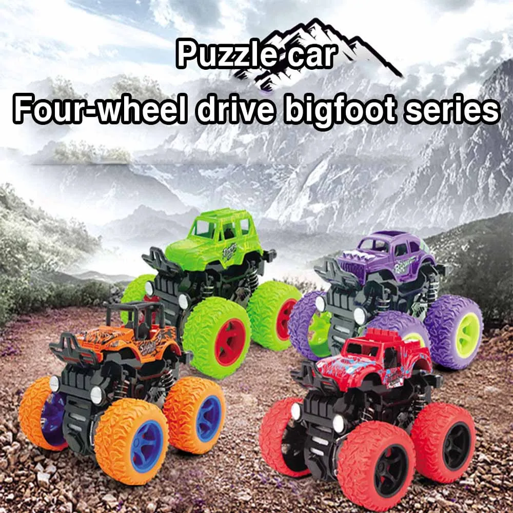 

kids Inertia shockproof four-wheel drive SUV, child boy simulation vehicle model car, anti crash toy car baby car birthday gift