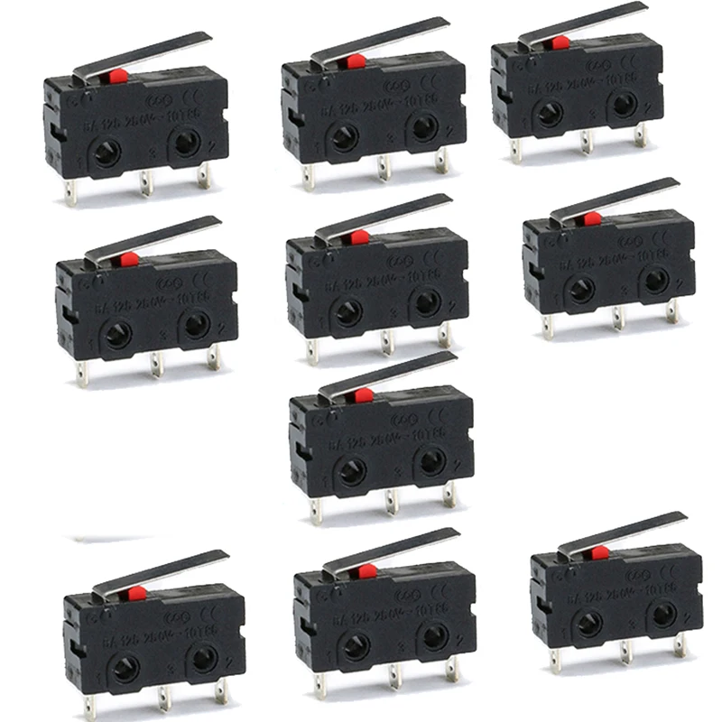10PCS/LOT Limit Switch 3 Pin N/O N/C New 5A 250VAC KW11-3Z Micro Tact on off | Обустройство дома