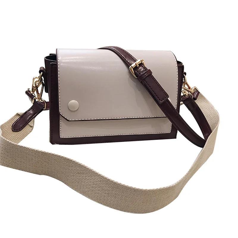 

2019 New Style Oil Wax Leather Retro Simple Casual Shoulder Bag Fashion Versatile Elegant WOMEN'S Bag Handbag