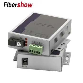 

1pair RS485 to Optic Fiber Modem Singlemode SC 20km rs485 to ethernet fiber converter