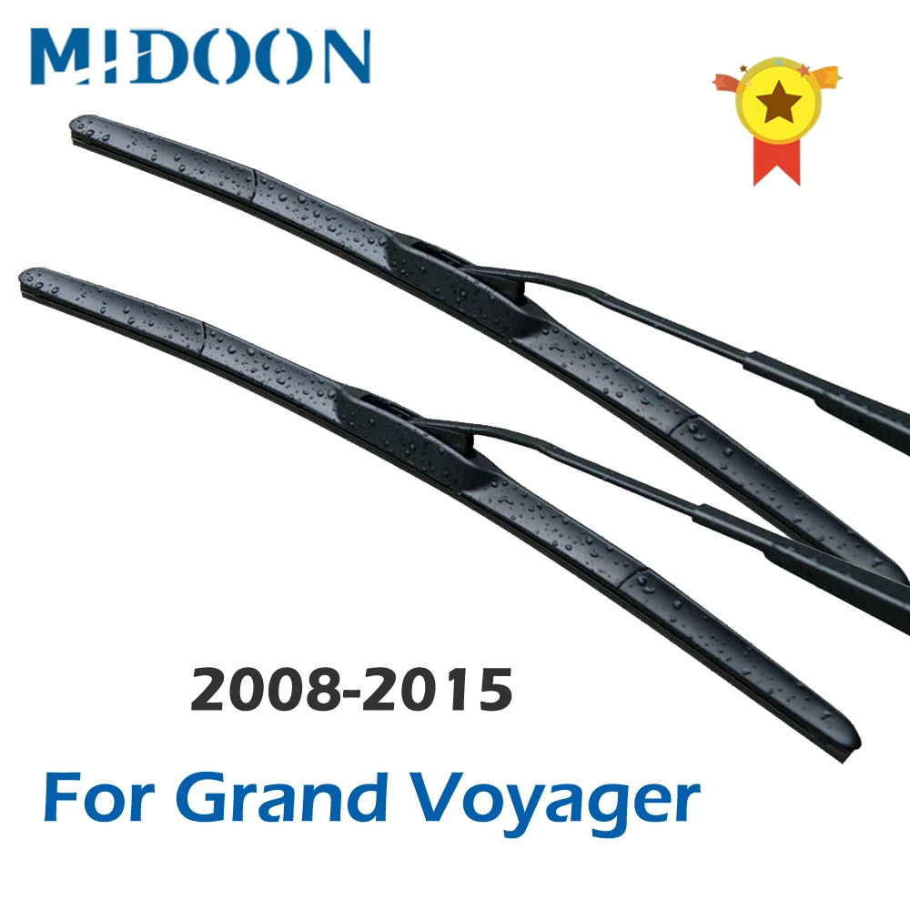 Гибридные щетки стеклоочистителя MIDOON для Chrysler Grand Voyager пятого поколения 2008 2009 2010