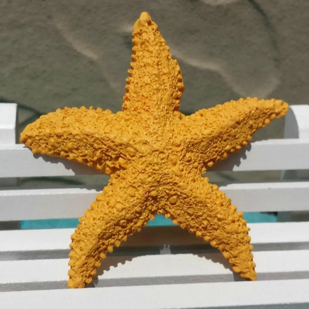 Aquarium Ornaments Fish Tank Resin Sea Stars 2Pcs