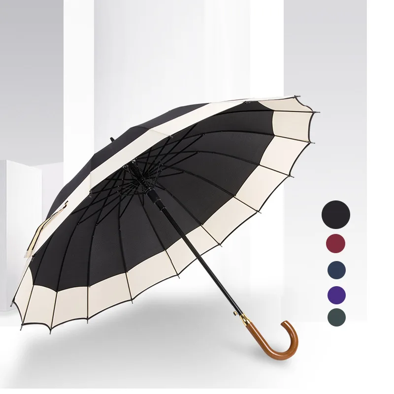 

[Tick Rain] Customizable 16 K Double Color Edge Matching Hipster All-Weather Umbrella Multi-Style