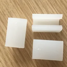 Напрямую от производителя 8 мм белый зажим трубы Регулируемый коврик стул рукав щелевая пинетки подстилка для стула пластиковый коврик для ног