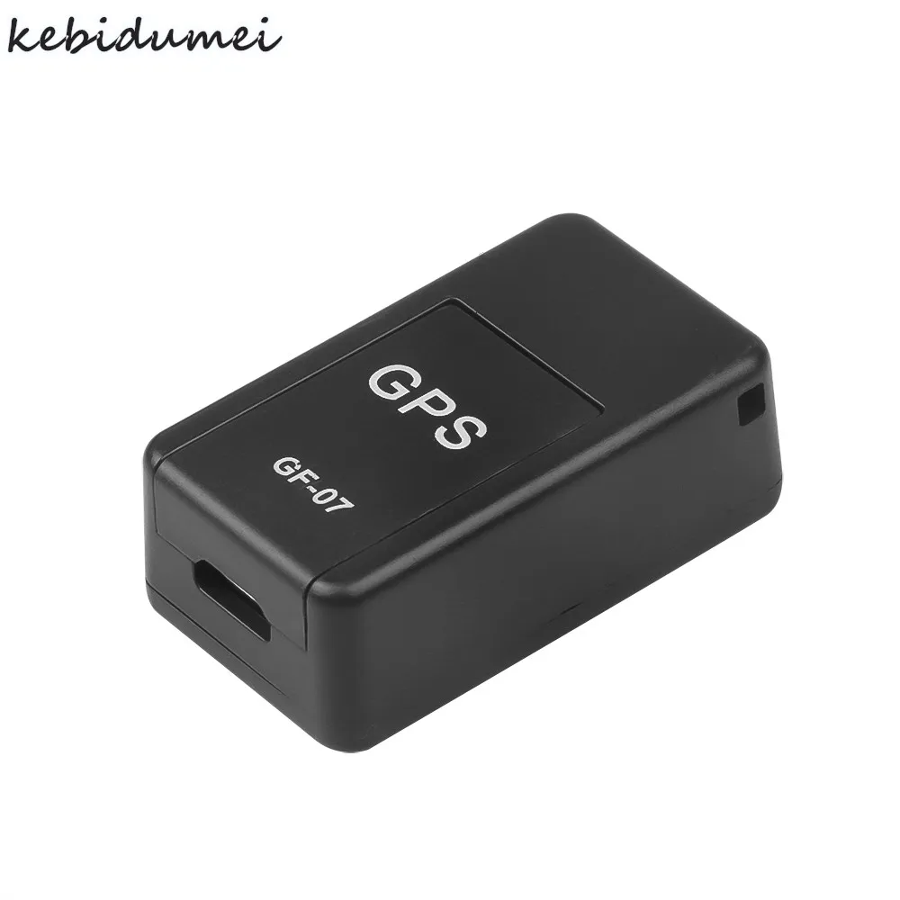Localizador Mini LBS para coche rastreador antirrobo GPRS, dispositivo de seguimiento de grabación de voz, GF-07 DE Control DE TELÉFONO magnético