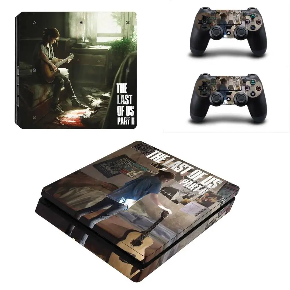 YSP4S-3932 Игра последний из нас часть 2 PS4 тонкий стикер кожи для sony playstation 4 консоли и контроллеры наклейка PS4 тонкий стикер кожи винил - Цвет: YSP4S-3932