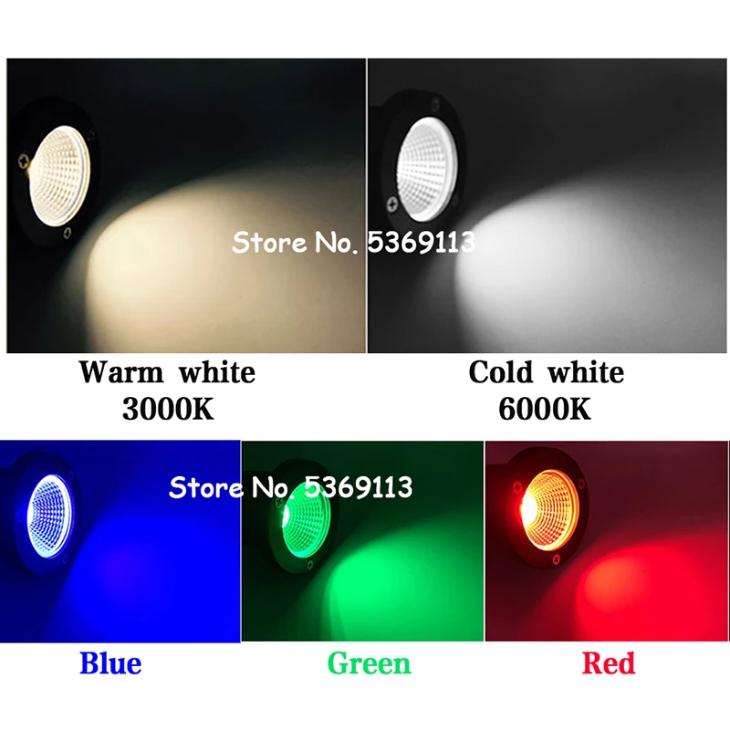 Solar Lights LED COB Garden Lighting 1W-5W Outdoor Spike