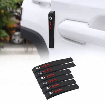 

6Pcs Rubber Bumper Strip Car Door Stickers Anti-Collision Accessories For Lexus IS200 CT200 IS250 GS300 ES350 LS430 RX350 RX300