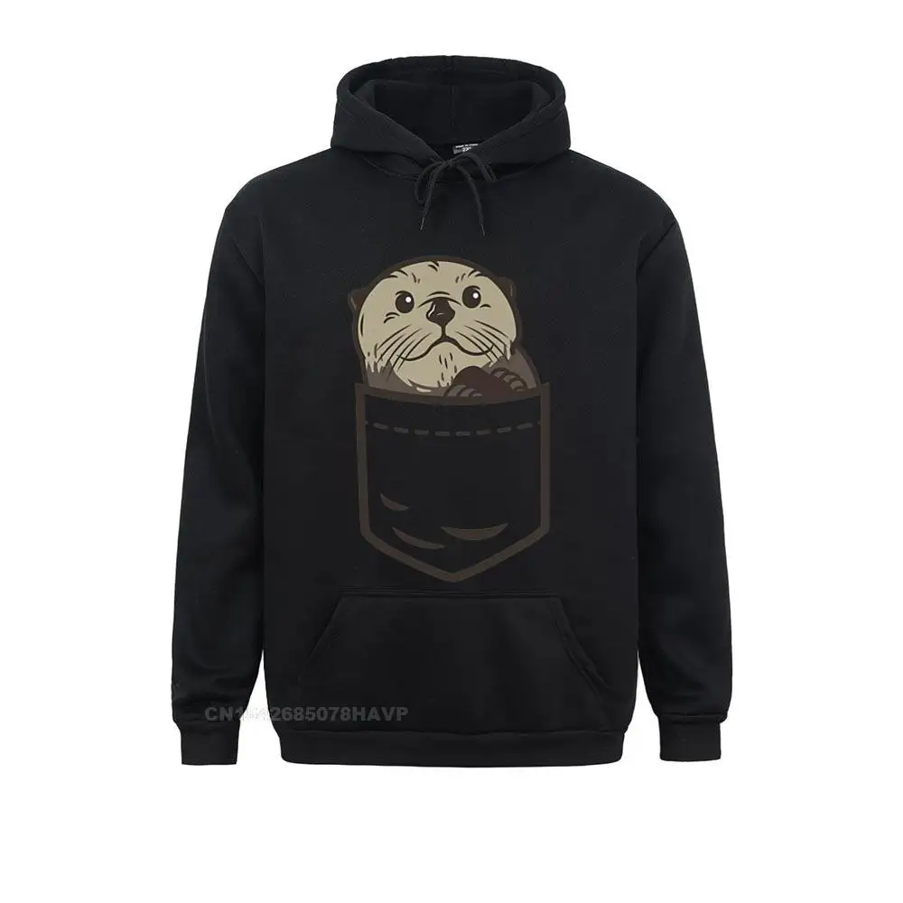 Sea Otter Pocket Animal Shirt Otter Lover Birthday Gift__97A1994 Comics Sweatshirts for Men Fall Hoodies Clothes Long Sleeve Prevailing  Sea Otter Pocket Animal Shirt Otter Lover Birthday Gift__97A1994black
