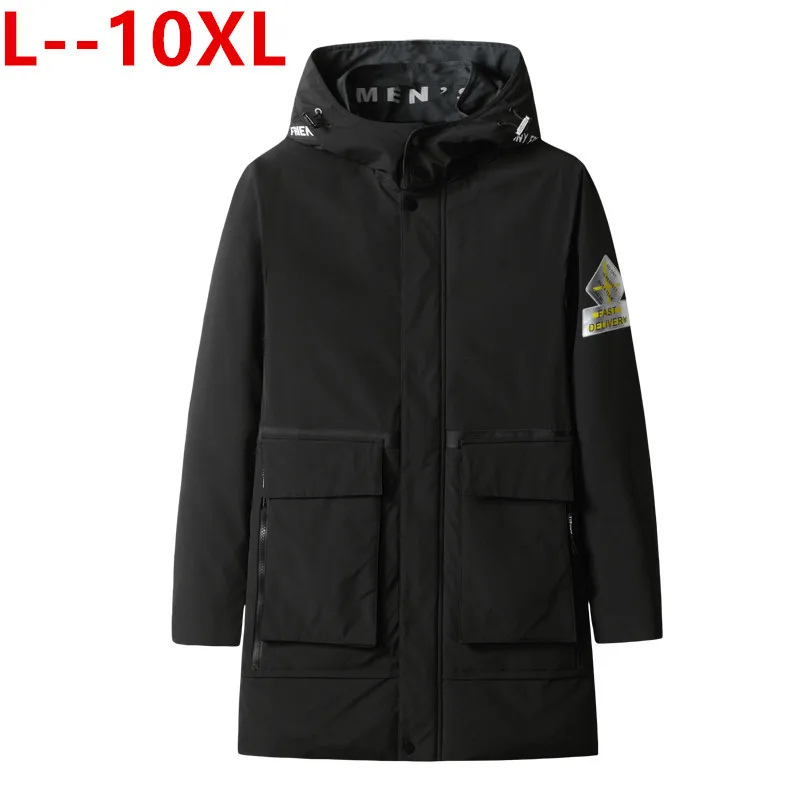 

Plus size 10XL 8XL Winter Jacket Men -20 Degree Thicken Warm Parkas Hooded Coat Fleece Man's Jackets Outwear Jaqueta Masculina