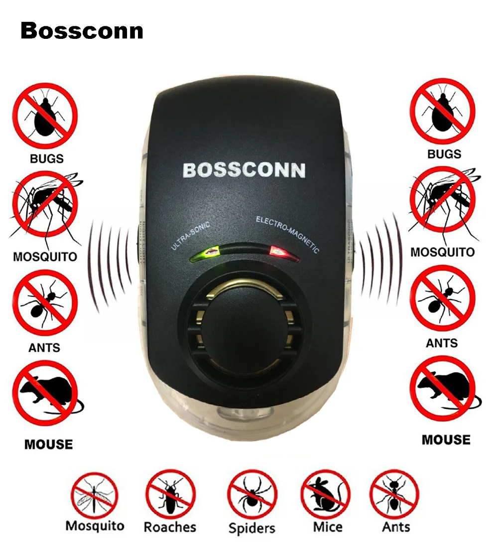 

Pest Reject Ultrasonic Electromagnetic Repeller Anti Mosquito Repellent Mouse Rejection Insect