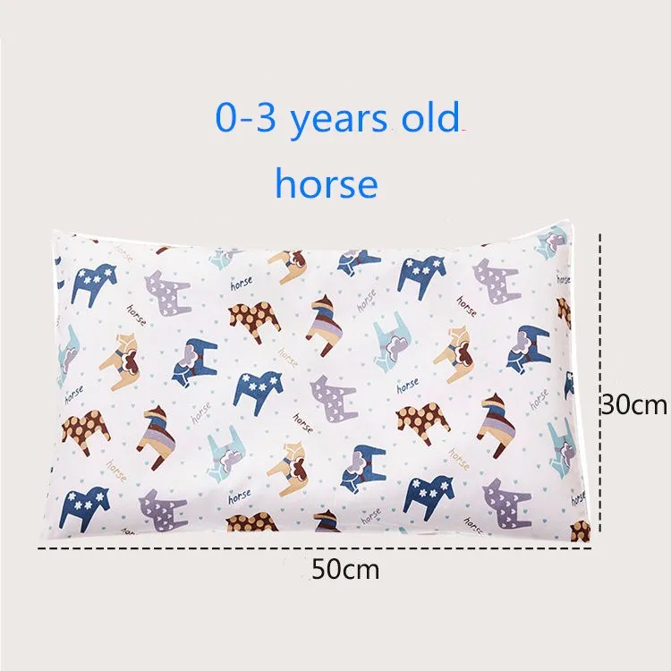 0-3years(horse) Подушка с защитой для шеи для ребенка, хлопковая мультяшная детская подушка для кормления, детское постельное белье, яркие цвета, детская подушка для 0-12 лет - Цвет: 0-3years(horse)