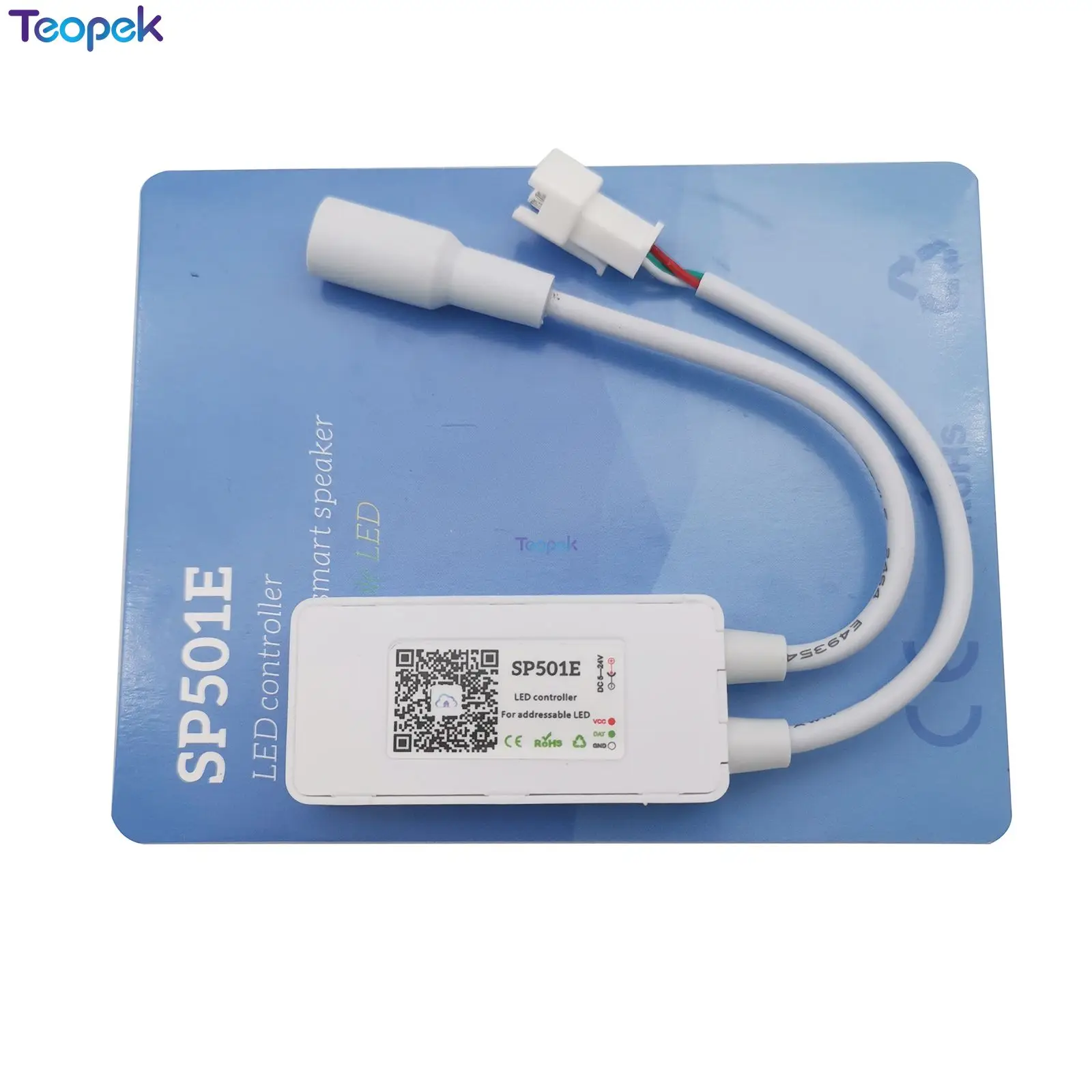 SP501E WiFi-SPI светодиодный пульт управления WS2812B WS2811 Addressable RGB полоса Amazon Alexa Смарт голосовое приложение управление DC5-24V