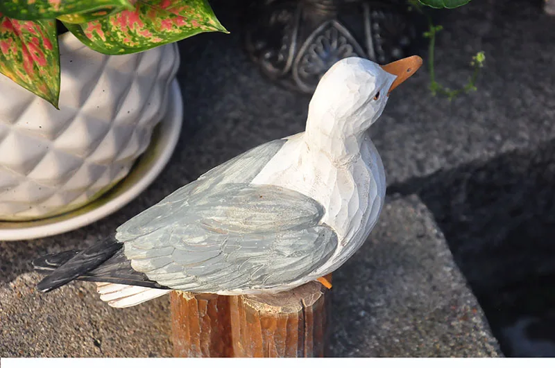 Модель чайки seabird принт с птицами Садовый пруд